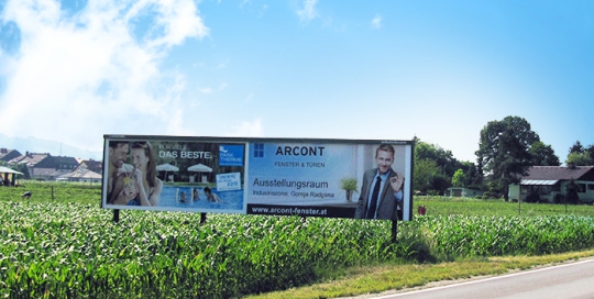 Oglaševanje na jumbo plakatih | Sms Marketing d.o.o. | Oglas na avstrijskem trgu - Arcont