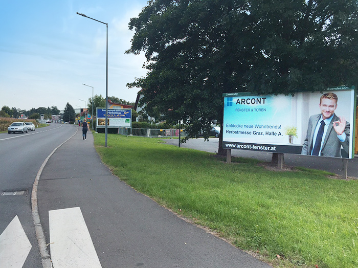 Oglaševanje na jumbo plakatih | Sms Marketing d.o.o. | Oglas na avstrijskem trgu - Arcont