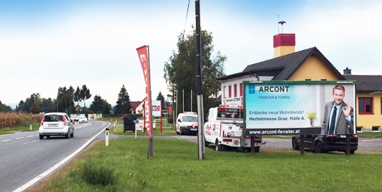 Oglaševanje na jumbo plakatih | Sms Marketing d.o.o. | Oglas na avstrijskem trgu - Arcont