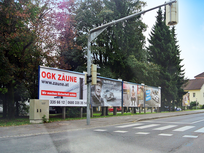 Oglaševanje na jumbo plakatih | Sms Marketing d.o.o. | Oglas na avstrijskem trgu - Ograje Kočevar