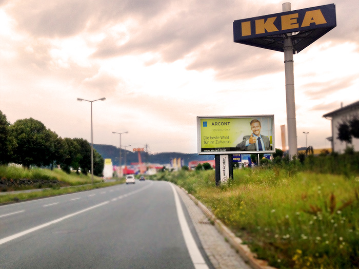 Oglaševanje na osvetljenih jumbo plakatih| Sms Marketing d.o.o. | Oglas na avstrijskem trgu - Arcont