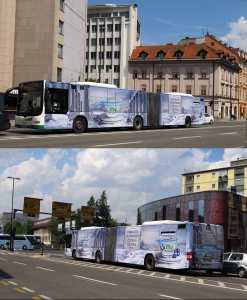 Werben auf Bussen | Sms Marketing d.o.o. | Werbung am Bus - Ganzgestaltung – Ljubljanske mlekarne