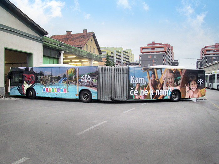 Oglaševanje na avtobusih | Sms Marketing d.o.o. | Oglas na avtobusu - celi avtobus - Terme Olimia