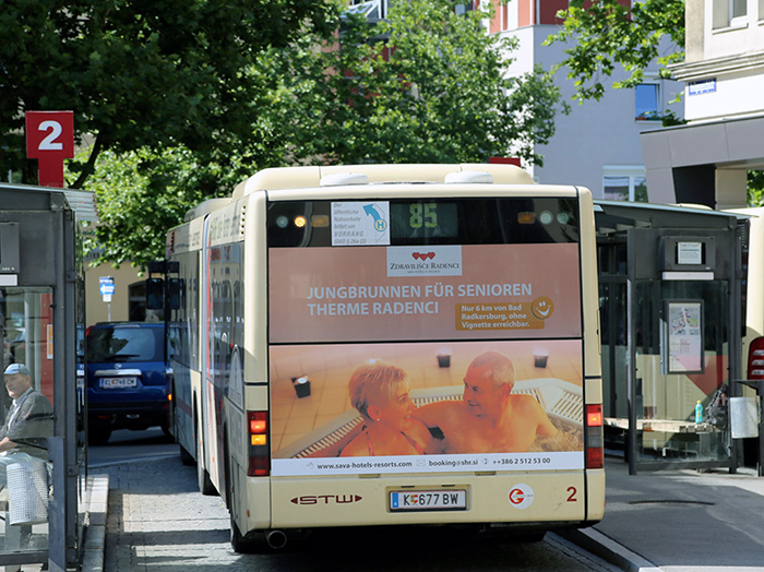 Oglaševanje na avtobusih | Sms Marketing d.o.o. | Oglas na avstrijskem trgu - Terme Radenci