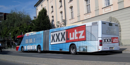 Oglaševanje na avtobusih | Sms Marketing d.o.o. | Oglas na avstrijskem trgu - XXXLutz