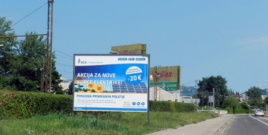 Oglaševanje na zunanjih oglasnih površinah | Sms Marketing d.o.o. | Oglas na jumbo plakatu - ece