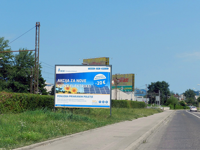 Oglaševanje na zunanjih oglasnih površinah | Sms Marketing d.o.o. | Oglas na jumbo plakatu - ece