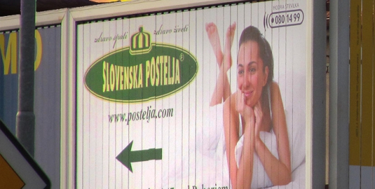 Oglaševanje na zunanjih oglasnih površinah | Sms Marketing d.o.o. | Oglas na roto panoju