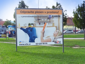 Außenwerbung | Sms Marketing d.o.o. | Werbung am MEGABOARD – ece