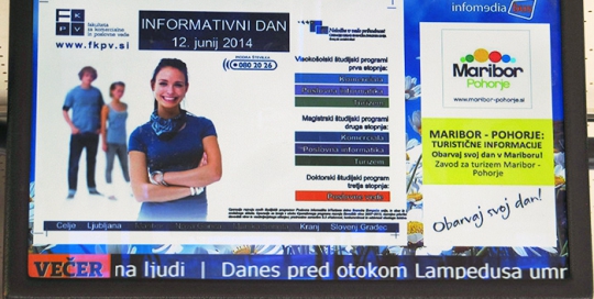 Oglaševanje v notranjosti avtobusa | Sms Marketing d.o.o. | Digitalni LCD oglas