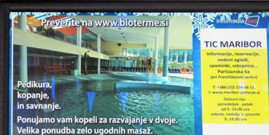 Oglaševanje v notranjosti avtobusa | Sms Marketing d.o.o. | Digitalni LCD oglas